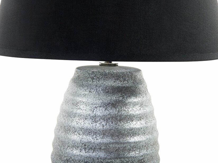 Stolní lampa ETNO (keramika) (stříbrná)