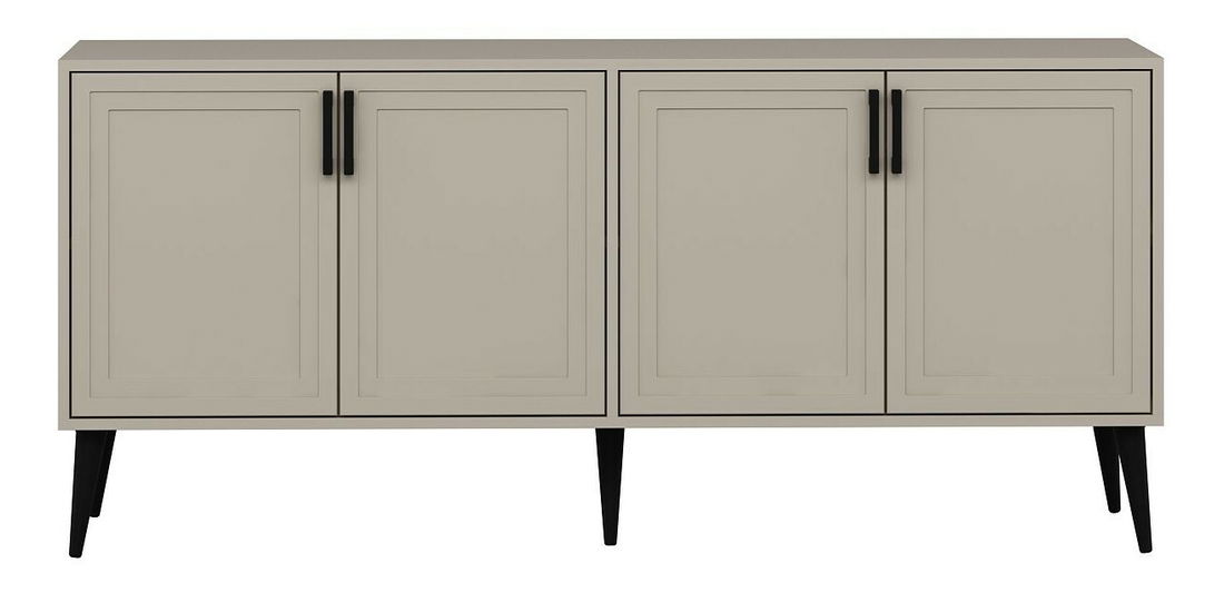 Komoda Primisioso (písková + černá)