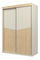 Šatní skříň Avain 150 (světlobéžová + dub olejovaný)