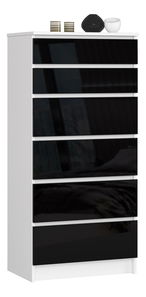 Komoda Kalista III (lesk černý)