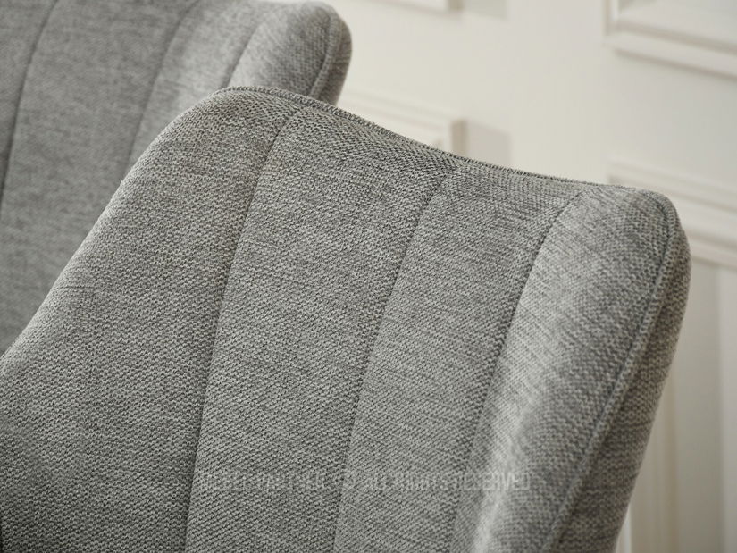 Židle Carl (šedá + zlatá)