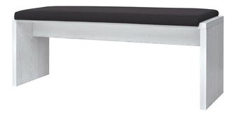 Lavice BRW Hesen LAK/5/13 (modřín sibiu světlý + černá)