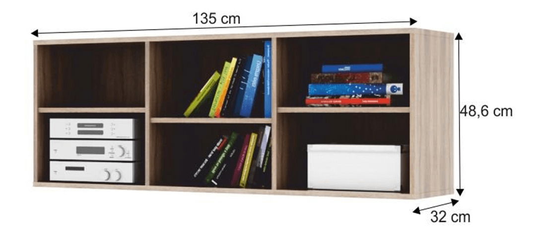 Poličkový systém Gleo Typ 12