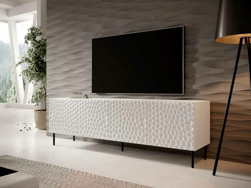 TV stolek Holley (bílá)