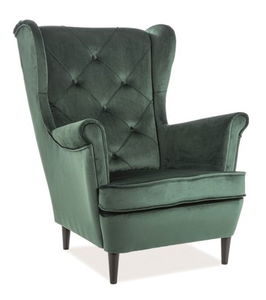 Relaxační křeslo Laure (tmavě zelená)