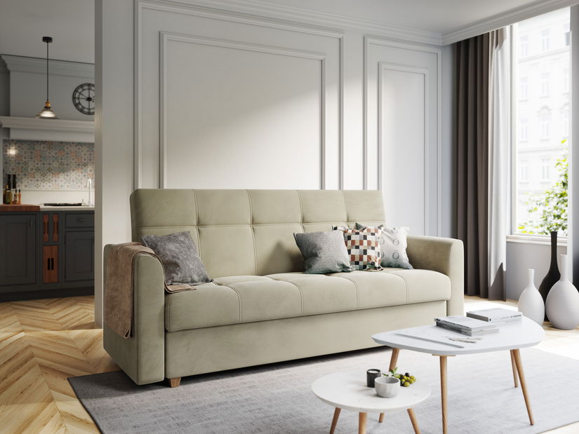 Pohovka dvousedačka Luna (smetanová)