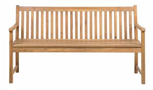 Zahradní lavice 160 cm VESTFOLD (dřevo) (světlé dřevo)
