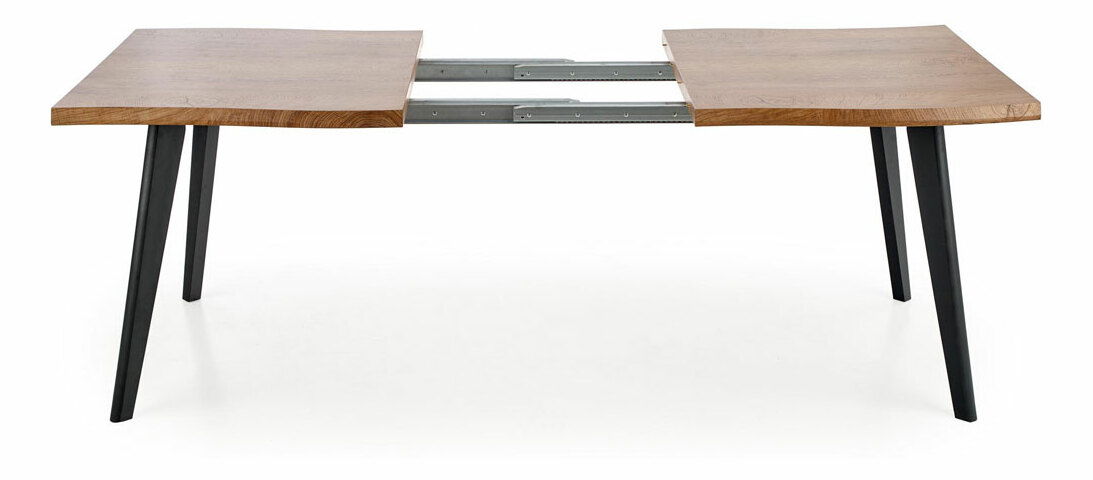 Jídelní stůl Dickhart 120 (přírodní + černá)