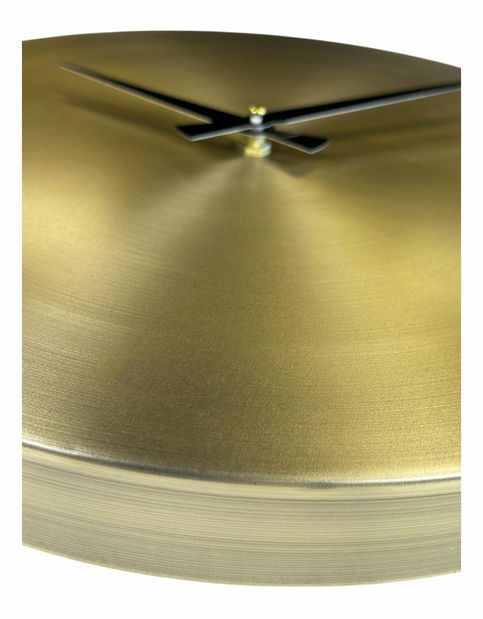 Nástěnné hodiny Silve (ořech + šedá)