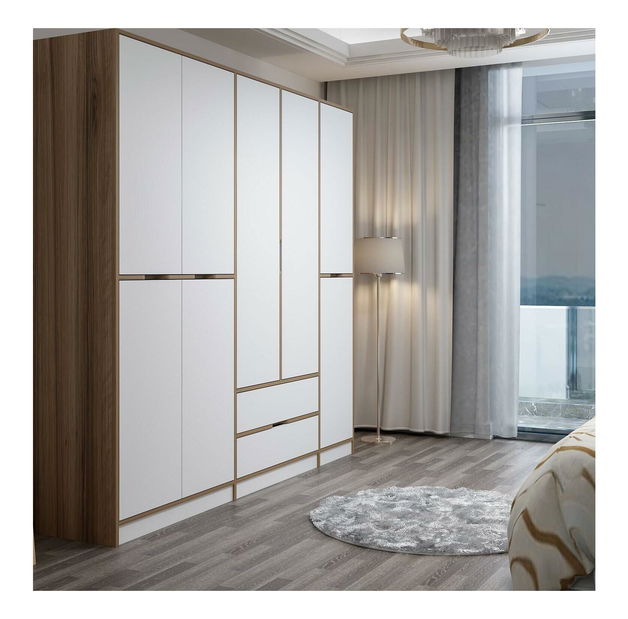 Šatní skříň Erich 1 (bílá)