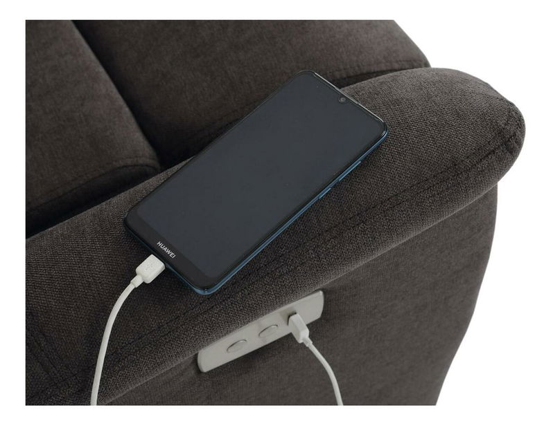 Polohovací křeslo Traste (hnědá)