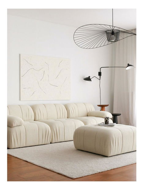 Pohovka trojsedačka Solorazzo 3 (bílá)