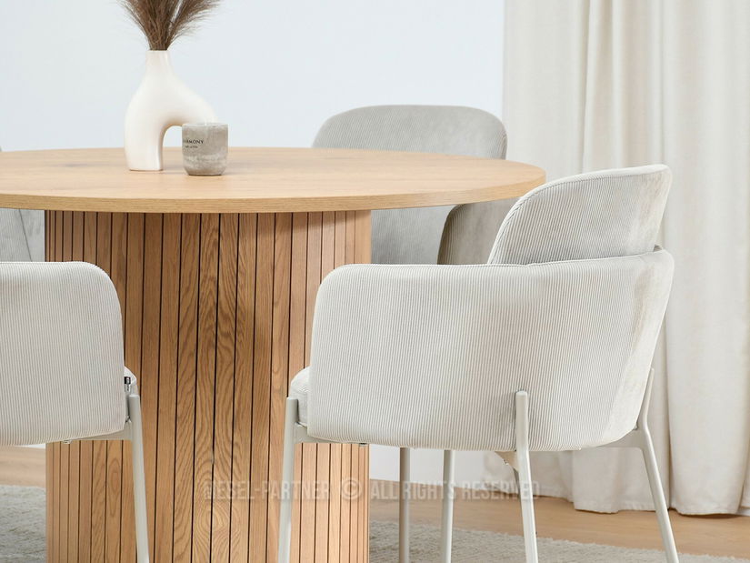 Židle Omar (béžová + šedá)