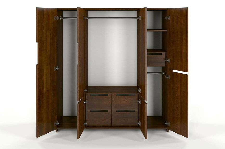 Šatní skříň Naturlig Larsos 4D5S (borovice)