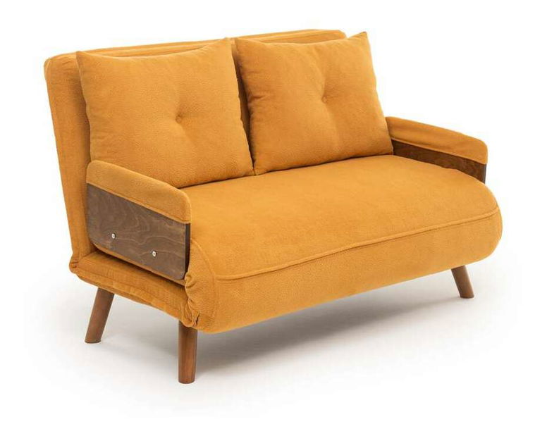 Pohovka dvousedačka Como (hořčičná)