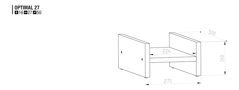 Podstavec pod PC Optimal 27