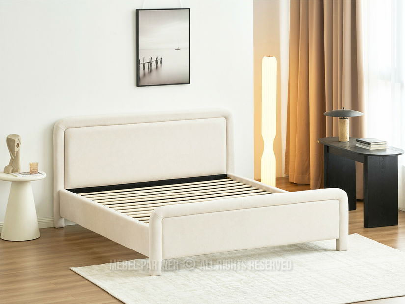 Manželská postel 180 cm Campus 180 (krémová)