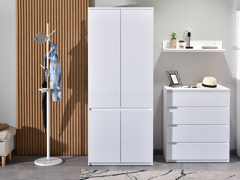 Obývací stěna Lanzamiento 04 (bílá)