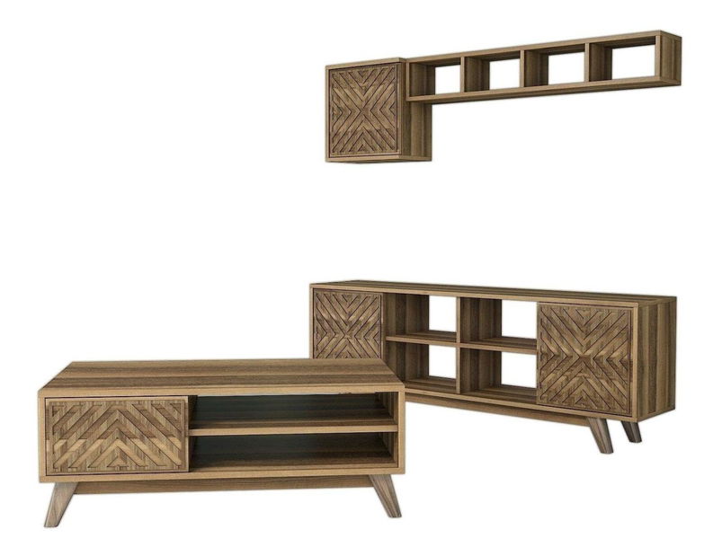 Sestava nábytku do obývacího pokoje Inge (ořech)