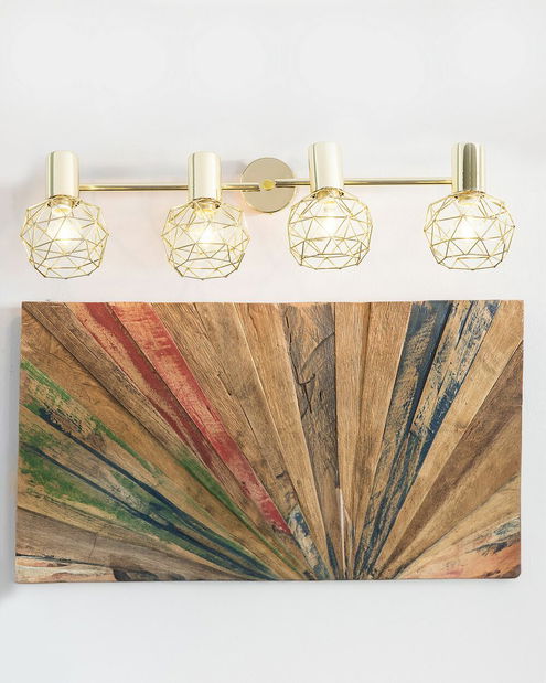 Závěsná lampa Caldas (zlatá)