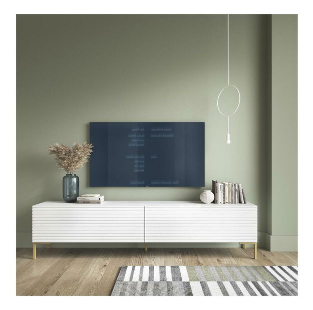 TV skříňka/stolek Lamellito 140 (bílá)