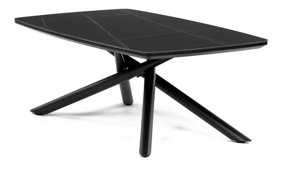 Konferenční stolek Apoyabamos (mramor černý)