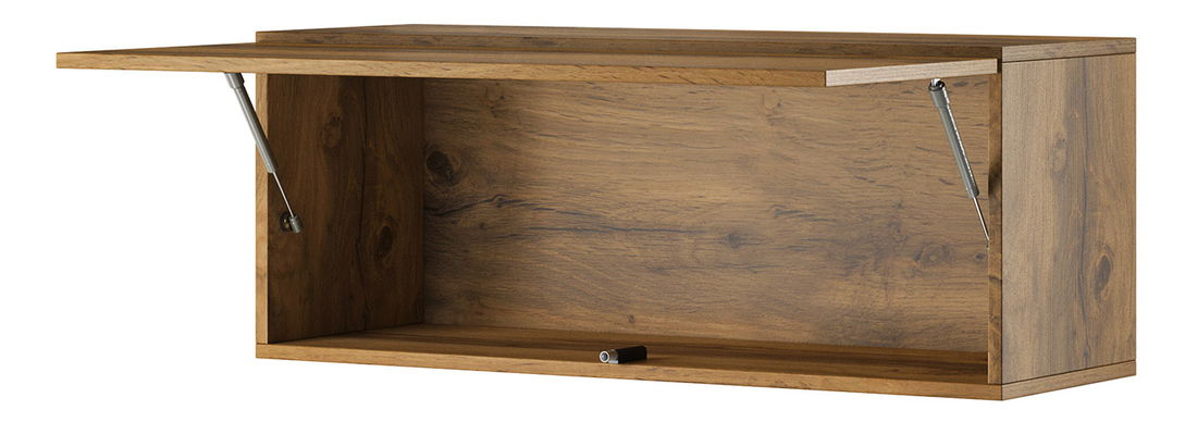 Závěsná skříňka Zylia 90 (bílá + lesk bílý)