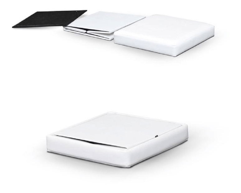 Taburet Tela (bílá)