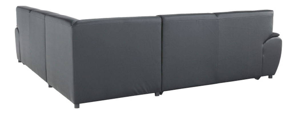 Rohová sedací souprava Emma (černá) (L)