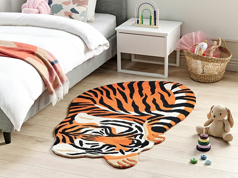 Dětský koberec 100 x 155 cm Rajia (oranžová)