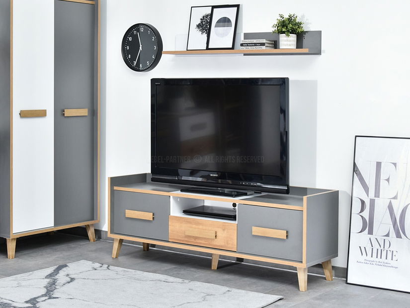 TV stolek/skříňka Sobrepuso S07 (bílá)