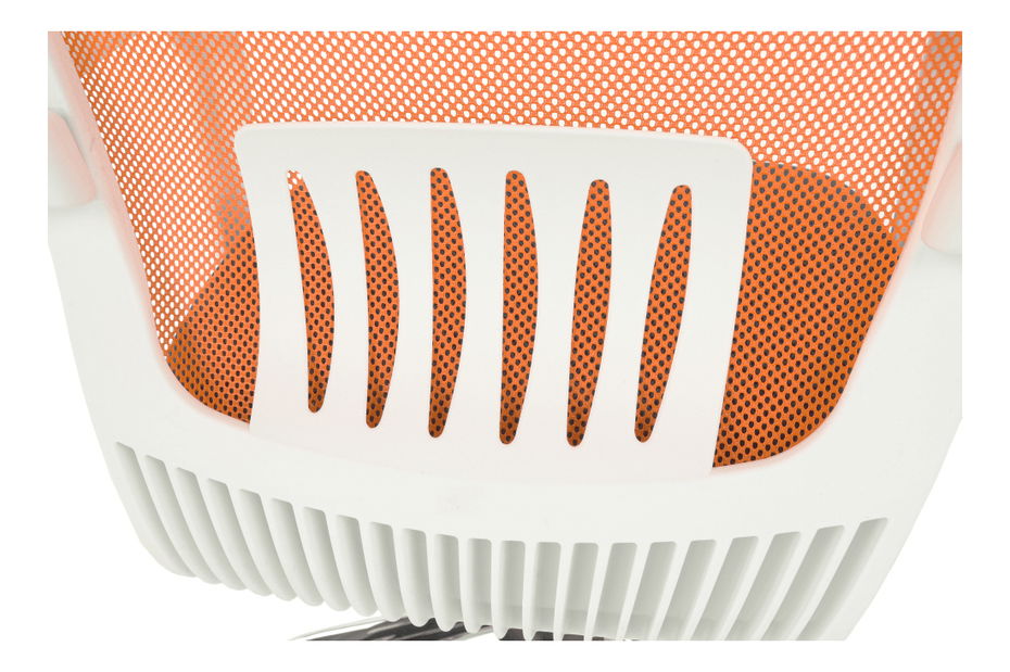 Kancelářské křeslo Leledo oranžová + černá