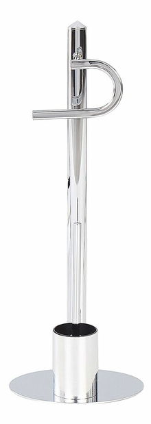 Stojan na toaletní papír Sessily (stříbrná)