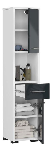 Koupelnová skříňka Farid TYP3 (lesk grafit)