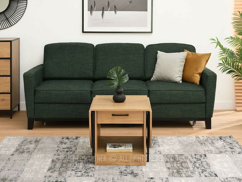 Konferenční stolek Espana (dub černý + černá)