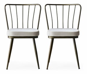 Set 2 židlí Ypsilon (Béžová)