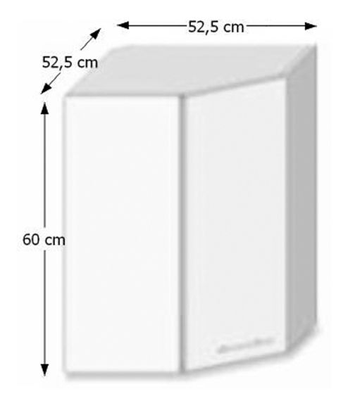 Horní kuchyňská skříňka, rohová Lilouse GR