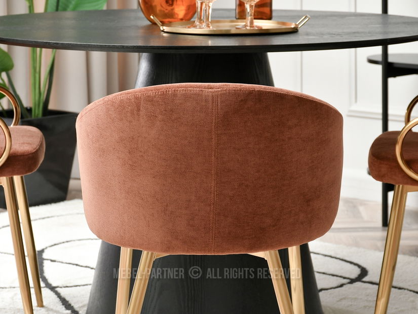 Židle Carma K (měděná + zlatá)