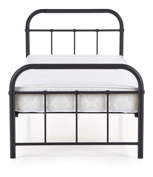 Jednolůžková postel 90 cm Lashell 90 (bez matrace) (černá) *výprodej