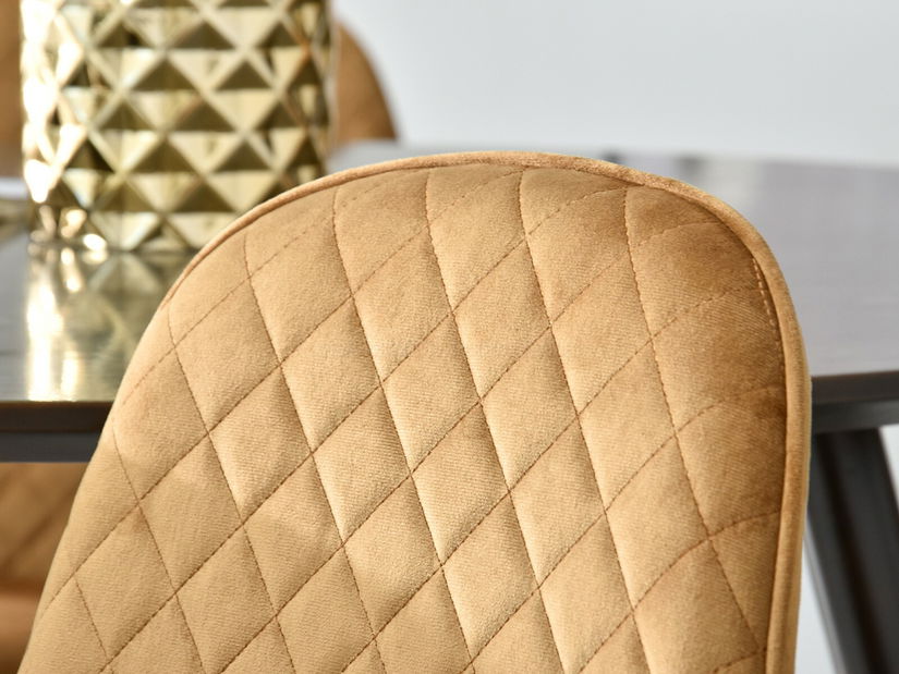 Židle Skála (zlatá + černá)