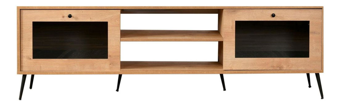 TV stolek/skříňka Dovapi 4 (dub + černá)
