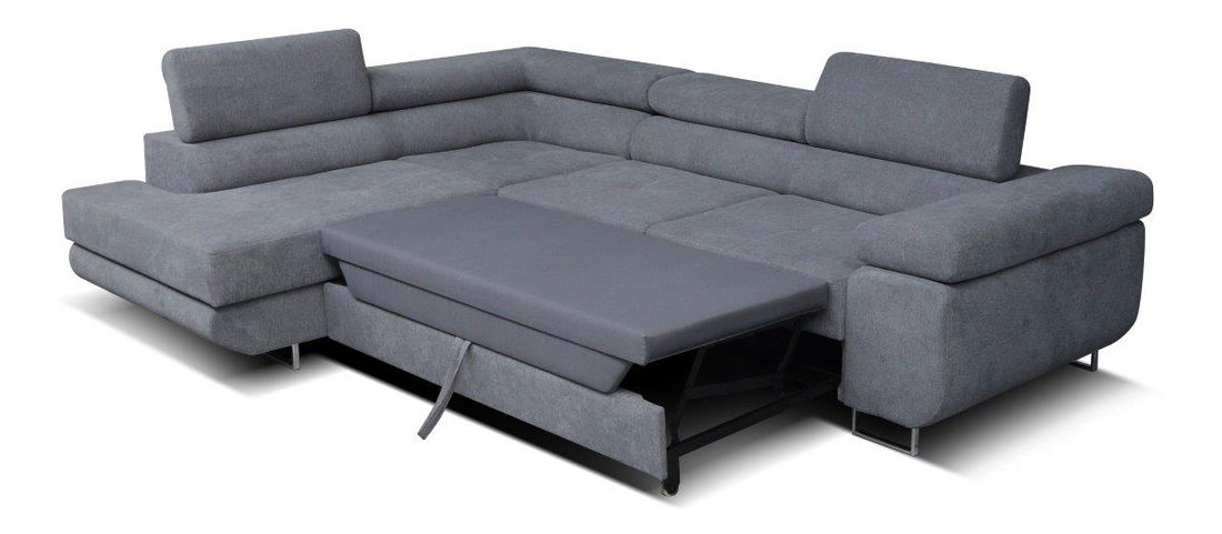 Rohová sedačka Moshe (světle šedá) (L)