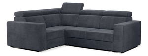 Rohová sedací souprava Viktoria 2R1 (L) (tmavě šedá Monolith 97)