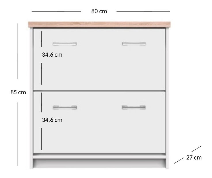 Botník Tianna 2k (bílá)