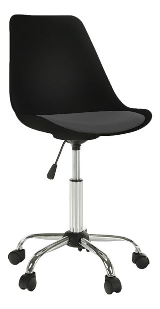 Kancelářské křeslo Darci (černá + tmavě šedá)