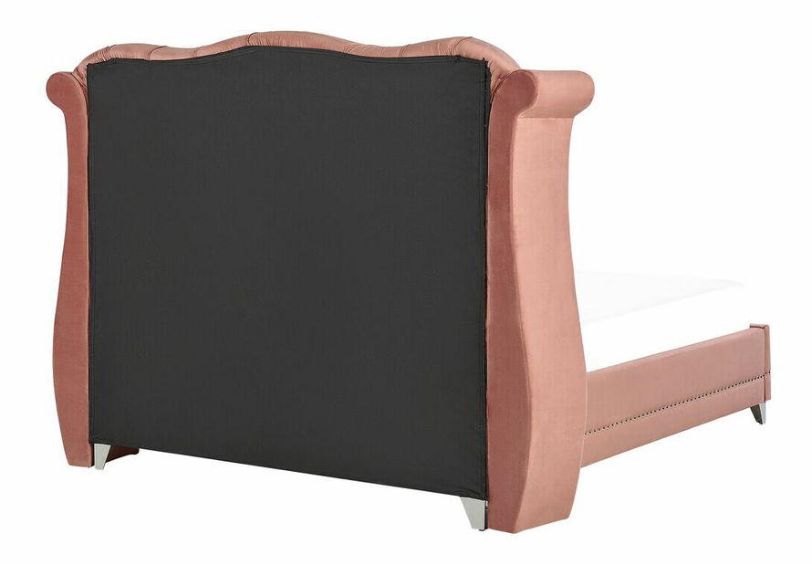 Manželská postel 140 cm Aidan (růžová) (s roštem)