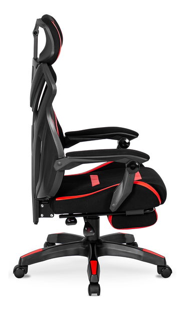 Herní křeslo Mananera (černá + červená)