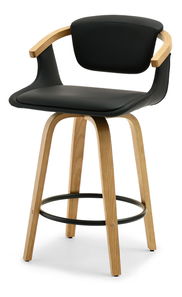 Barová židle Marcuso (černá)