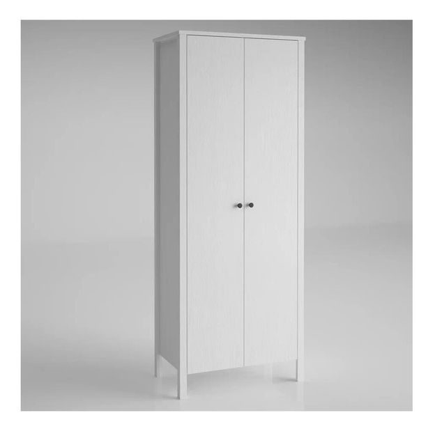 Šatní skříň Franc 49 (bílé dřevo)