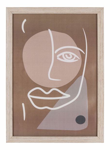 Set 3 ks obrazů Mavandria 1 (přírodní)